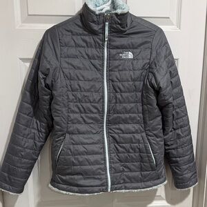 The North Face Charcoal Quilted Jacket